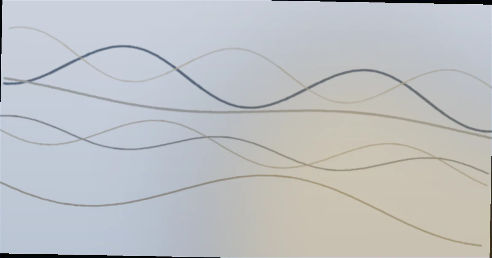 Illustration of a gently rising traffic line beside a small community website window